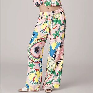 🔸NWT🔸Maeve Straight-Leg Pull-On Silk Pants